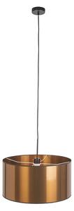 Art Deco viseća svjetiljka bijela s bakrenom hladom 50 cm - Combi 1