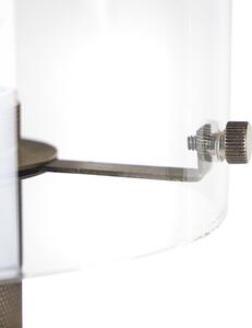 Moderna podna svjetiljka zlatna sa staklom - Kupola