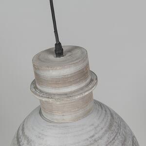 Komplet od 2 seoske viseće lampe sive - Dory
