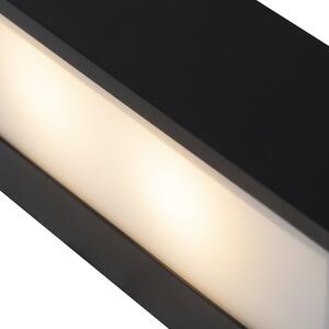 Dizajn izdužene zidne svjetiljke crne 25cm - Houx