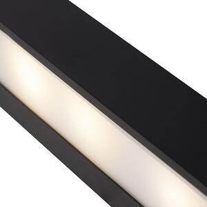 Dizajn izdužene zidne svjetiljke crne 35 cm - Houx