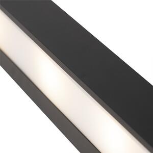 Dizajn izdužene zidne svjetiljke crne 60 cm - Houx