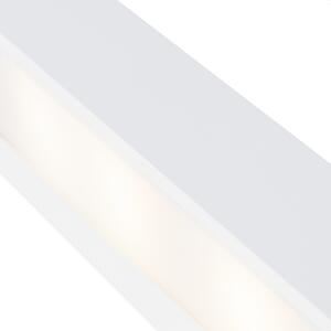 Dizajn produljene zidne svjetiljke bijele 35 cm - Houx