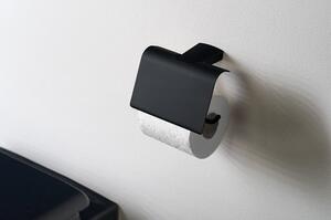 Držač za toaletni papir od crnog mesinga Sapho Zen