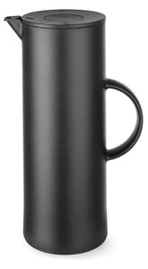 Crni termo čajnik od nehrđajućeg čelika Hendi, 1 l