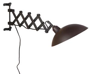 Industrijska zidna svjetiljka brončana s crnom - Tyne