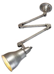 Industrijska zidna svjetiljka siva podesiva - Mersey