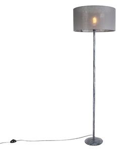 Podna svjetiljka siva sive sjene 50 cm - Simplo