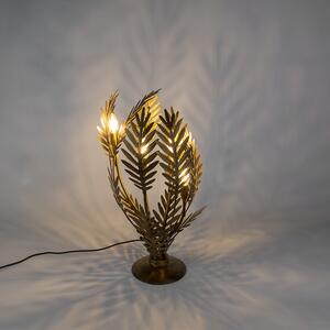 Vintage stolna svjetiljka veliko zlato - Botanica