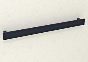 Crni aluminijski držač za ručnike Sapho Patron, širine 80 cm
