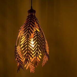 Vintage viseća lampa 2-svijetlo zlato - Botanica