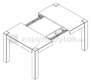 Zondo Blagovaonski stol STOL/110/100 (za 4 do 6 osoba) . 766342