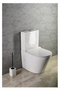 Crno-bijela keramička WC četka Sapho Lucrezia