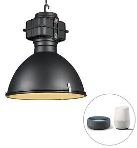 Pametna industrijska viseća svjetiljka crna 53 cm s A60 Wifi - Sicko