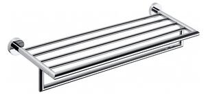 Mesingani stalak za ručnike u srebrnoj boji Sapho X-Round, širine 65 cm
