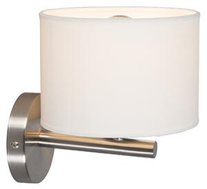 Moderna zidna lampa bijela okrugla - VT 1