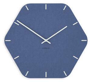 Zidni sat Luxhora Pura Hex Dark Blue 11 boja kazaljki