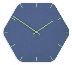 Zidni sat Luxhora Pura Hex Dark Blue 11 boja kazaljki