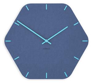 Zidni sat Luxhora Pura Hex Dark Blue 11 boja kazaljki