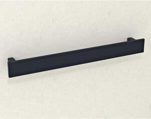 Crni aluminijski držač za ručnike Sapho Patron, širine 60 cm