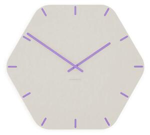 Zidni sat Luxhora Pura Hex White 10 boja kazaljki