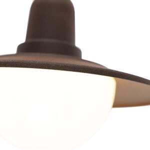 Vintage vanjska zidna svjetiljka smeđa IP44 senzor pokreta - Herman