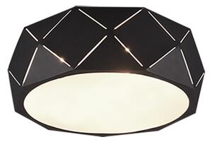 Dizajn stropna svjetiljka crna 40 cm - Kris
