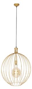 Dizajn viseća lampa zlatna 60 cm - Wire Dos