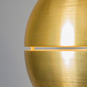 Retro viseća svjetiljka zlatna 40 cm - kriška