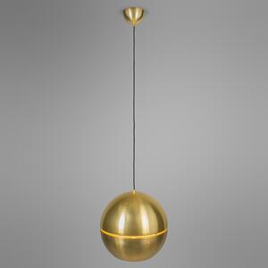 Art deco viseća svjetiljka zlatna 50 cm - kriška