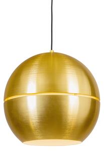 Retro viseća svjetiljka zlatna 40 cm - kriška
