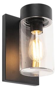 Moderna vanjska zidna svjetiljka od nehrđajućeg čelika crna IP44 - Jarra