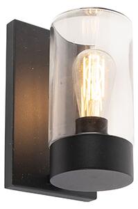 Moderna vanjska zidna svjetiljka od nehrđajućeg čelika crna IP44 - Jarra