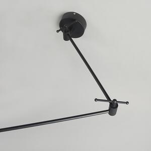 Viseća svjetiljka crna sa sjenilom 35 cm podesiva zelena - Blitz I