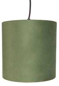 Viseća svjetiljka s 5 baršunastih sjenila u boji 20 cm - Cava
