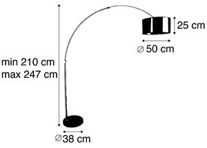 Lučna svjetiljka čelik sjena bakar 50 cm - XXL