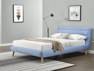 Zondo Bračni krevet 160 cm Edith (plava) (S podnicom) . 796748