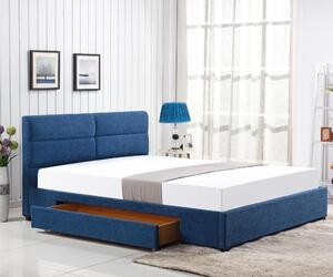 Zondo Bračni krevet 160 cm Capaz (plava) (s podnicom). 796753