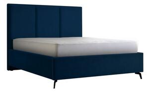 Krevet CESTO 110-140x200 cm-Tamno plava