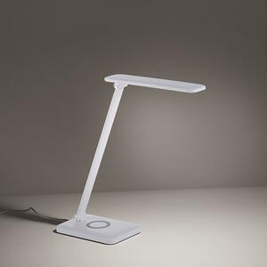 Dizajn stolna svjetiljka bijela, uključujući LED s prigušivačem na dodir - Tina