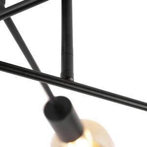 Industrijska stropna svjetiljka crna 6 svjetala - Sydney