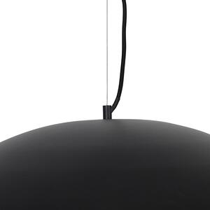 Vintage viseća svjetiljka crna sa zlatom 60 cm - Emilienne Novo