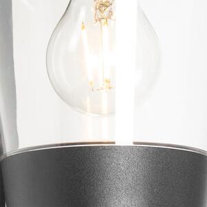 Moderna vanjska zidna svjetiljka crna IP44 - Joren