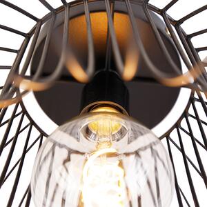 Dizajn stropna svjetiljka crna - Sarina