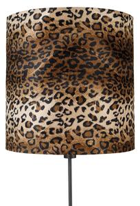 Podna svjetiljka crna sjena leopard dizajn 40 cm - Parte
