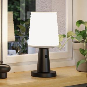 Paulmann Ilanga LED solarna stolna lampa, antracit, 30 cm, IP44, prigušiva, Crno, Plastika, Solarna svjetla