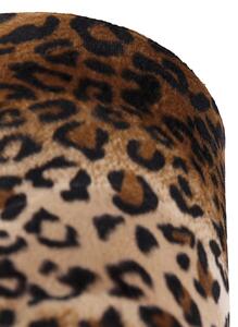 Velur sjenilo leopard dizajn 20/20/20 zlato unutra