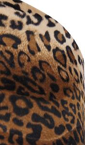 Velurov zaslon leopard dizajn 40/40/40 zlato unutra