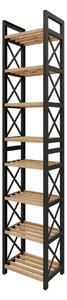 Zondo.hr Regal Flossko 8 (crna). Akcija -25%. 1153526