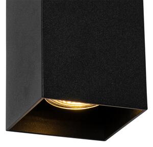 Dizajn zidne svjetiljke crni kvadrat - Sabbir